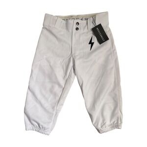 Bruce Bolt Girls Softball Knicker White Youth Large YL 26 Baseball Pants NEW $75